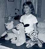 With Pooh and Eeyore