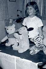 Emily with Pooh