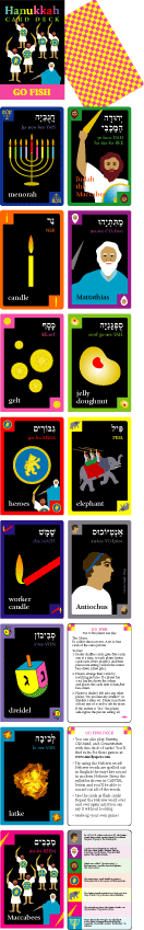 Hanukkah Go Fish Card Deck